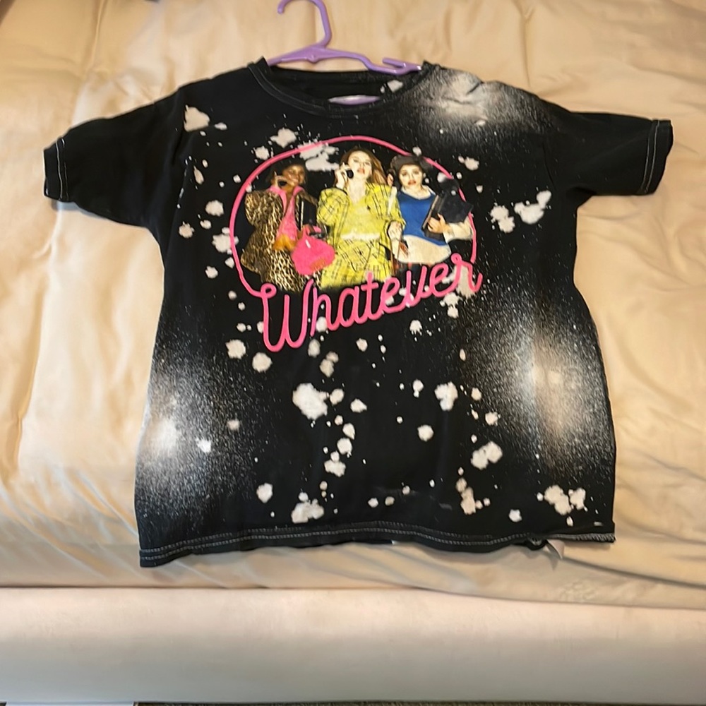 Black teen girl, clueless shirt
